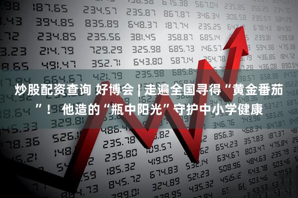 炒股配资查询 好博会 | 走遍全国寻得“黄金番茄”！ 他造的“瓶中阳光”守护中小学健康